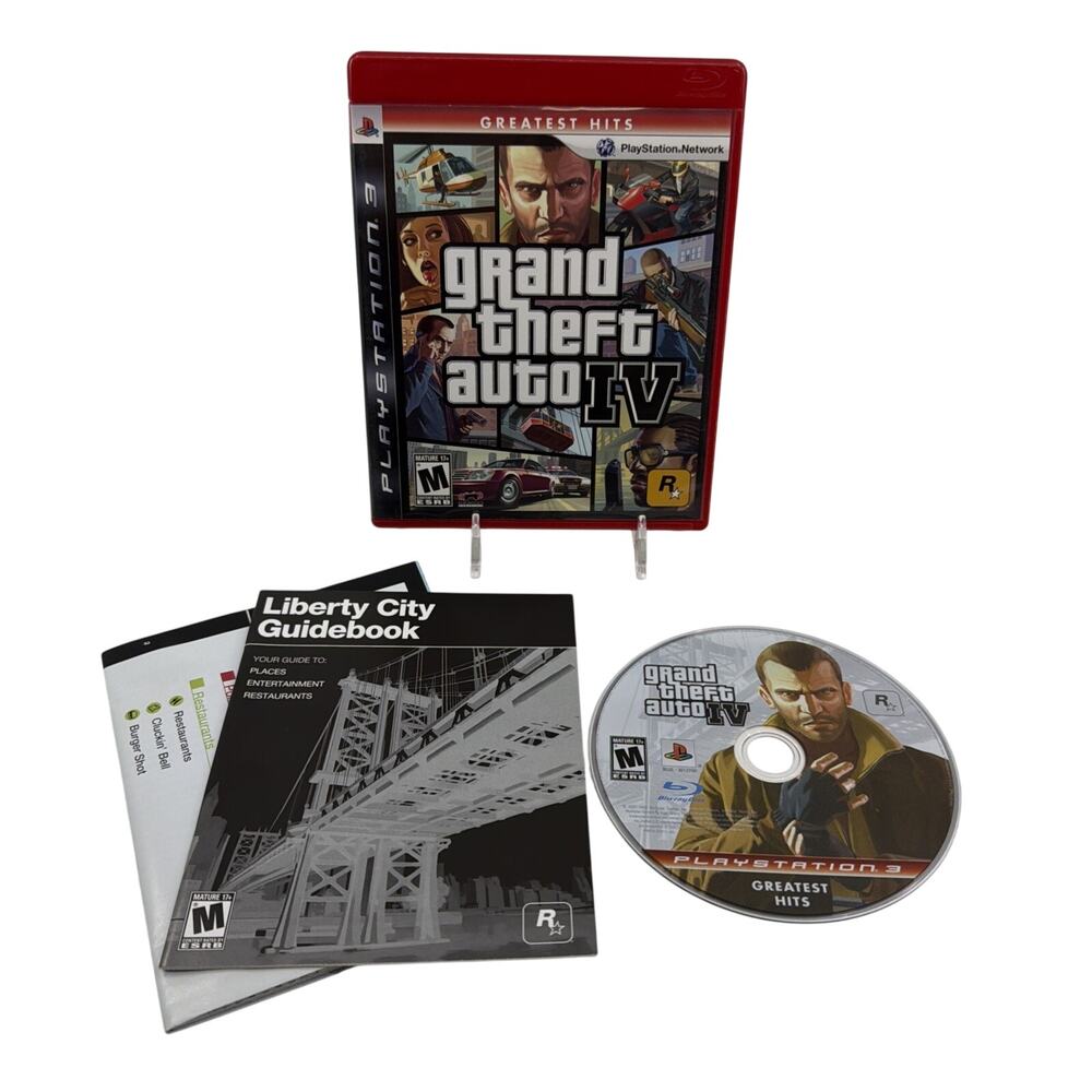 Grand Theft Audo GTA IV Complete edition PS3 Complete In Box w/ Map